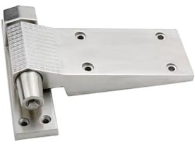 Aiyomi Bisagras para Puertas Elevables, Bisagras para Puertas Industriales De Alta Resistencia con Muelle Cierre Automático Bisagras De Acero INOX 304 para Puertas Frigoríficas (1 PCS)