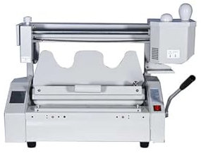 JOXLOVER Bindemaschine, Binder, CYJB-2 A3 Desktop Thermoklebebuchbindemaschine Klebebindemaschine mit Heißklebebinder für Briefpapier im Format A4, A5