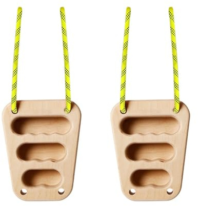 Perfeclan 2X Holz-Hangboard, Klettergriffe, Hangboard für Kletterer, stabiles Griffbrett zum Aufbau der Rumpfmuskulatur, für Türöffnungsanfänger