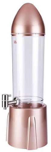 Fenteer Dispensador de cerveza Torre de cerveza Dispensador de bebidas con grifo para bar RV Fiesta Pub al aire libre, Rosa Roja