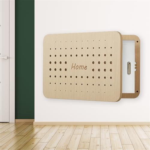 UZAMIRLEX Sicherungskasten Schrank, Verstecken Sie den Schaltkasten an der Wand, Moderne Dekorationsabdeckung for Stromzähler, dekorative Frontplatte for die Verteilung(56x46cm/22x18.1in)