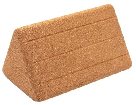 Yoga-Block Kork,Yoga-Block aus Kork, Yoga Dreieckiger Naturstein, Yoga-Block für unflexible Yogis. Yoga-Würfel-Stretchblöcke erhöhen die Bodenhöhe und sorgen für eine sichere Pose