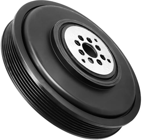 TeileStar Kurbelwelle Riemenscheibe Kompatibel mit AUDI A4 A6 A7 A8 Q5 Q7 VW Phaeton Touareg, OE # 059105251AD;059105251BN;059105251S
