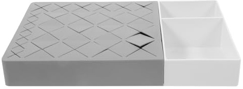 Porta Rossetti da Tavolo in Silicone e Abs, Organizer | Camera da Letto e Scrivania, Separazione Ordinata, Supporto per Rossetti e Gloss