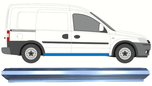 Reparaturblech Schweller für Opel Combo C 2000-2010 / Links = Rechts