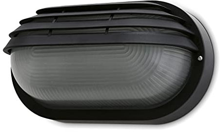 DOPO LIGHTING - Applique FAR (L.27 cm) - luce- IP44 - applique esterna - lampada da parete E27 - plafon 21W