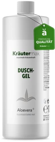Gel douche Aloe Vera Gel nettoyant avec gel d'aloe vera pour le corps et les cheveux 1 x 1000 ml