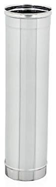 Tubo acciaio inox 180 x 1000mm 5 decimi AISI 304