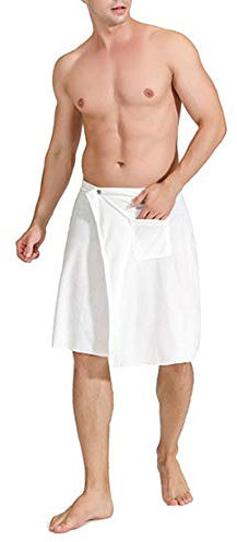 keepmore Toalla para Hombres Sauna Kilt para SPA, Fitness, Viajes, baño, Sauna, Ducha, Playa, natación, Surf