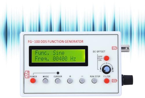 Generatore di segnale, Generatore di funzioni DDS, Contatore di frequenza del modulo sorgente del segnale, Frequenza sinusoidale 1HZ-500KHz, Misuratore di frequenza