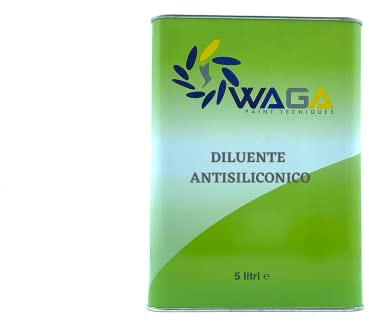 Waga Paint Tecniques - Diluente Antisiliconico per Carrozzeria Sgrassante e Rimozione di Silicone (LT.5)