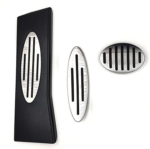 Pedalabdeckungen Bremspedal Pedalkappen Gaspedal Kit FüR MINI F54 F55 F56 F57 F60 R56 R60 Edelstahl FußPedal Bremse Beschleuniger FußStüTze Abdeckung Rutschfest Auto ZubehöR