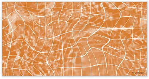 mubusi Tapis Vinyle Cuisine Salon - Différentes Tailles - (Jeu d'échecs 40x80 cm)