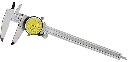 FUNTLY Uhren-messschieber Messschieber, 0–200 mm, 0,02 mm, Edelstahl, Messschieber, Mikrometer