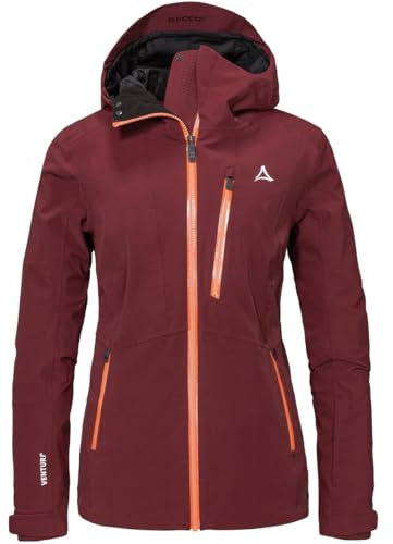 Schöffel Damen Pontresina Ski Jacke, dark burgundy, 40