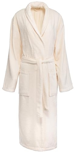 Brandsseller Unisex Damen Herren Baumwolle Bademantel/Morgenmantel/Saunamantel