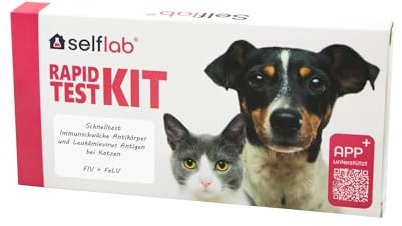 selflab Schnelltest Immunschwäche Antikörper und Leukämievirus Antigen bei Katzen (Katzenaids und Leukämie)
