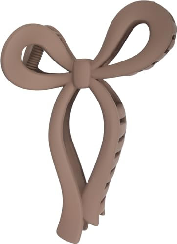 styleBREAKER Pince à cheveux pour femmes en forme de noeud, pince à cheveux, noeud en plastique, accessoire pour cheveux 04027052, couleur:Marron foncé