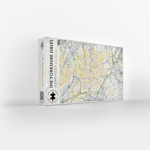 Pieceful Maps Jigsaw Puzzle | Great British Jigsaws | Small Batch Made | Sustainable Jigsaw Puzzles (The Yorkshire Dales)