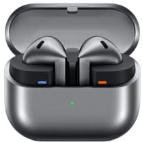 Samsung Galaxy Buds3 Auricolari open type True Wireless, Cancellazione adattiva del rumore, Audio Hi-Fi 360 immersivo, Batteria a lunga durata, Impermeabilità IP57, Silver 2024 [Versione Italiana]