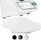 Ruhrzauber® Gleitbrett für Thermomix TM6 & TM5 - Leicht Verschiebbares Brett für Thermomix TM6 / TM5 aus Premium Acryl mit verschiedenen Griffmöglichkeiten und Gleiter [Weiß Hochglanz]