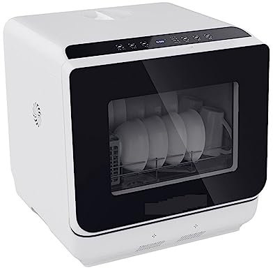 Lavavajillas automático Lavavajillas Integrado For Desinfección Y Secado Sin Instalación, Pequeño E Independiente, Completamente Automático For El Hogar Diseño compacto y que ahorra espacio
