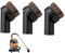 Shirene Cepillo redondo para el pelo de caballo, 3 unidades, cepillo de polvo de 32 mm, para aspiradora Henry Head Premium, cepillo de polvo para aspiradora, cepillo de muebles, compatible con Henry