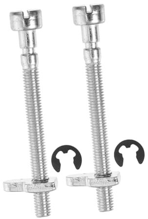 Happyyami 2set Chainsaw Adjustment Screw Kit of Chain Tensioner Screws Compatible Poulan for Repair and Replacement