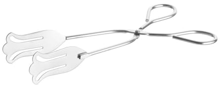 HENDI Pinzas de Repostería y Pastelería, para Servir Pasteles y Alimentos, Cocina, Buffet, Aptas para El Lavavajillas, 220 mm, Acero Inoxidable (Paquete de 10)