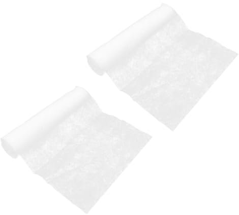 Holibanna Kitchen Range Hood Filter Papers Greaseproof Filter Paper 2 Rolls Oil Absorbing and Oil Filtration Non-woven Fabric Sheets 10 Meters Per Roll for Kitchen Cooker Hood