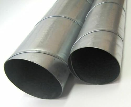 5 x Wickelfalzrohr, Lüftungsrohr Ø 250mm, Länge 3m (DN 250 mm)