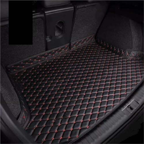 Boot Floor Car Trunk Mats For Land For Rover For Discovery Sport 5-Seat 2020-2023 Boot Mat Rear Boot Liner Pad Cargo Protector Mat Non-Slip Rear Trunk(BLACK RED)