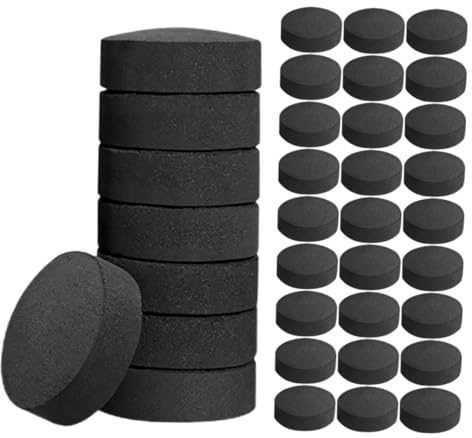 Yardenfun 70 pièces Tablets for Barbecue Camping Grill Natural Fire Starter Picnic Heating Briquettes