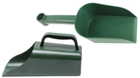 SAFIGLE Set 2 Pezzi Paletta per Terriccio da Giardino in Plastica, Pala a Mano Leggera e Multiuso per Bonsai, Piante Succulente e Fiori, Utensili Pratici per Orto e Giardinaggio Esterno