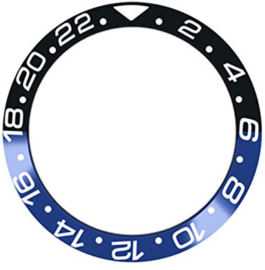 SHEAWA Replacement Ceramic Bezel Insert Watch Ring for 40mm Rolex GMT Watch Accessories