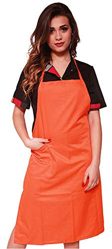 Grembiuli Da Lavoro,Cucina, Alimentari,Macelleria,Parannanze (arancione)