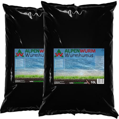 Alpenwurm Wurmhumus 20L | 100% organischer Wurmkompost