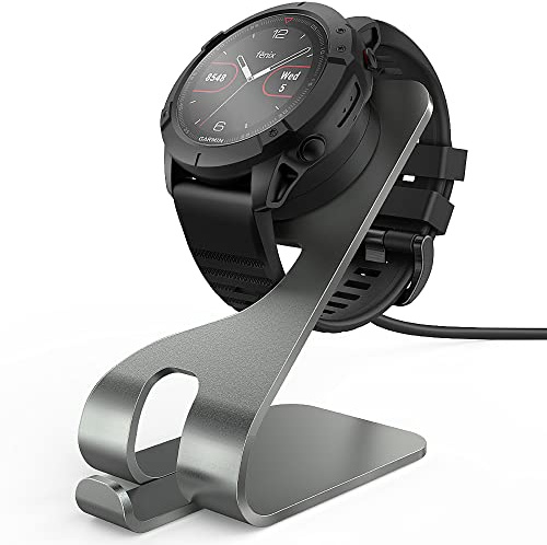 TUSITA Charger Stand Compatible with Garmin Fenix 7 7S 7X 6 6S 6X Pro 5 5S 5X Plus,Epix 2,Forerunner 945 45 45S 245 255 955,Instinct,Vivoactive 3 4 4S, for Vivomove 3S,Venu 2 Sq,Approach S10 S60