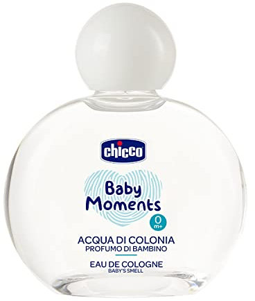 Chicco Acqua Di Colonia Baby Moments, Acqua Profumata Per Bambini, Delicata Fragranza con Ingredienti di Origine Naturale, 0 Mesi+,100 ml