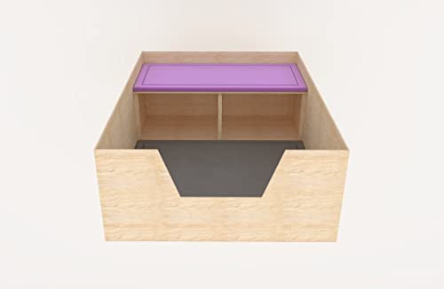 Holzkiste für Hunde mit Aufteilung Entwöhnungsbox Geburtsbett Welpenbox Welpenbox Hundehütte Hundehütte