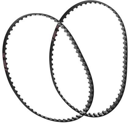 BAND SAW Drive Belt set of 2 Compatible with Ryobi 9 BAND SAW BS904G - High Strength Rubber Belt - Replacement Drive Belt - Made In The USA!- Toothed Drive Belt