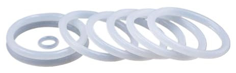 10 Stück/Los O-Ringe, Weiß Dichtung Gummi Unterlegscheibe, O-Ring-Dichtungen für Wasserreiniger, Gleitringdichtung(5mm X 72mm X 82mm)