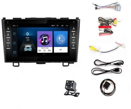 Pexorin Car Radio Multimedia Video Player 2 Din 8/9Android 9.0 Auto Radio Navigation CR-V CRV 2006-2011 Stereo Car GPS No Dvd Car Video Player(8inch 1G 16G 4LED)