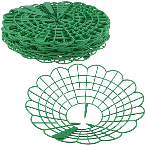 MUNGHOK 25 Stück 29cm Erdbeerreifer Set, Erdbeeren Fruchtreifer aus Kunststoff, Erdbeerstützen Ständer, Erdbeer Regal Erdbeergitter Schützen für Erdbeeren Pflanzen