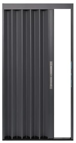 Porte De Douche Rétractable, Porte Intérieure Pliante, Porte Coulissante De Séparation De Pièce, Porte Occultante À Fermeture Magnétique, Porte Accordéon, Chambre/salle De Bain/cuisine/camping-car(Sch