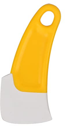 Ollas Rascador para el hogar, sartenes de limpieza resistentes al calor, grasa, vajilla limpia, espátula, herramientas flexibles y utensilios para el hogar, color negro (amarillo, talla única)