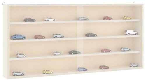 Generisch Sammlervitrine aus Holz mit Türen 80x8,5x37 cm,jiangboyue-4017387