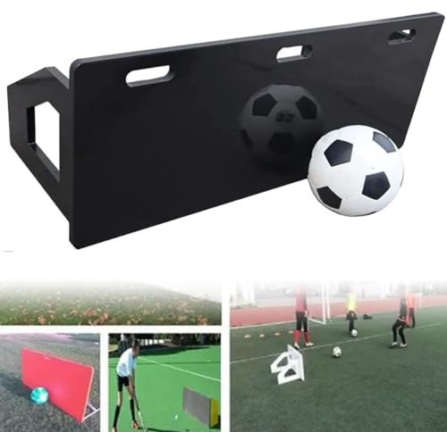 Verbessert Dribbling, Passing und Schießen – professionelles Fußball-Rebound-Board, Fußball-Rebound-Wand – Fußballtrainer für Erwachsene und Kinder