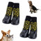 2 Paar Hundesocken Anti Rutsch Hundesocken Leckschutz Wasserdicht Antirutschsocken Hund Weiche Pfotenschutz Outdoor Pfotenschutz Hund Hunde Schuhe für Den Innen und Außenbereich (XS)