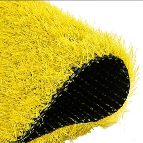Gazon Artificiel Jaune de 787 Pouces, Tapis de Gazon Artificiel de 3 cm de Hauteur, Gazon synthétique réaliste pour la décoration de pelouse de Jardin, Installation Facile (Taille : 2x3m)